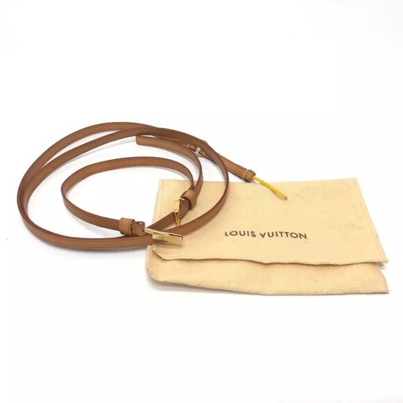 LOUIS VUITTON strap Shoulder strap Nume leather Beige/GoldHardware - Picture 5 of 11